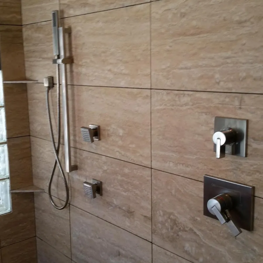Shower fixture installation for Water Heater Replacement in Beekman
